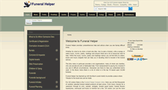 Desktop Screenshot of funeralhelper.org